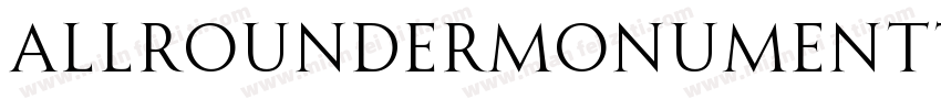 AllrounderMonumentTest Book字体转换